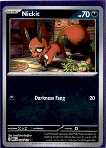 Nickit - 089/132 - Reverse Holo - Pokemon Mega Evolution - Picture 1 of 1