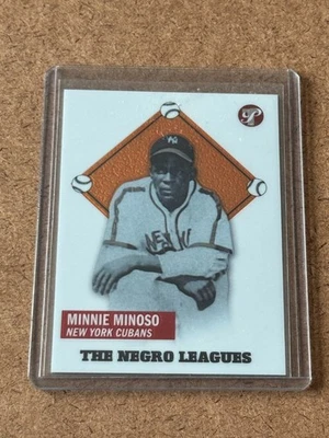 Tarjeta Topps Pristine Legends #126 2005 Minnie Minoso NY Cubans Liga Negra #/999 Foto 1 de 3
