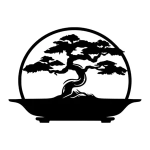 Bonsai Tree Vinyl Decal Sticker Art Wall Home Various Colours - Picture 1 of 22