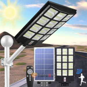 Solar Wall Lights Pathway Motion Sensor 1600W LED Bulb Outdoor Lamps Waterproof - Picture 1 of 156