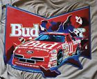 Vintage Budweiser Tin Metal Beer Bar Sign NASCAR#11 Bill Elliott Racing