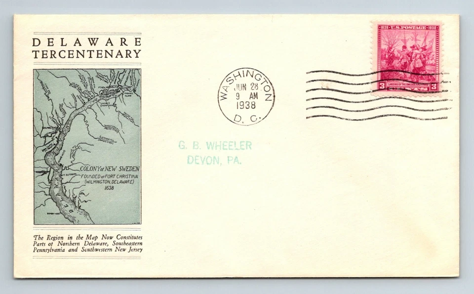 SC# 836-5 FDC - Washington DC Cancel - L34599 - Image 1 of 2