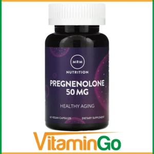 MRM, Pregnenolon, 50 mg, 60 vegane Kapseln unterstützen den Hormonhaushalt - Bild 1 von 3