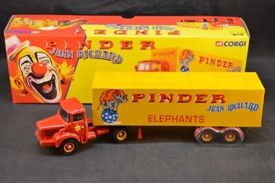 CORGI 70101 BERLIET TLR SEMI FOURGON CIRCO PINDER SCALA 1/50 DIE CAST MODEL - Immagine 1 di 4