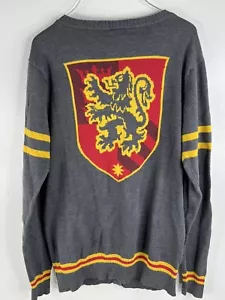 Harry Potter Hogwarts Gryffindor Cardigan Pullover Hauswappen Medium Strick Top - Bild 1 von 14