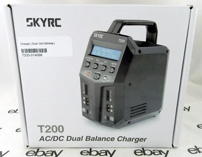 SKYRC T200 AC/DC Dual Balance Charger - Image 1 of 4