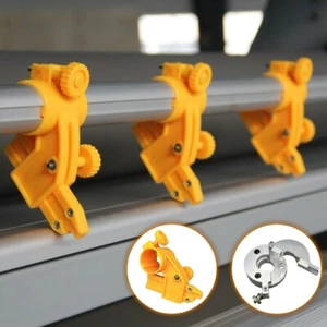 1 x Soporte de hoja amarillo y 1 x Clip gris para máquina laminadora de formato ancho de 60" - Imagen 1 de 14