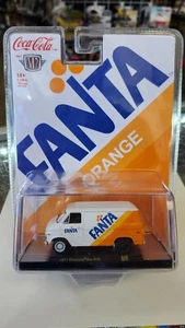 M2 Machines Coca Cola Fanta Orange A40 #24-11 1971 Chevrolet Van G10 Wheel Error - Picture 1 of 3