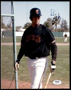 Will Clark 8 x 10 Photo Signed Auto PSA/DNA Authenticated Giants ID:395384 - Picture 1 of 4