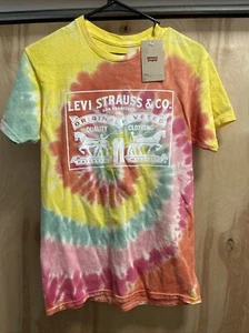Camiseta Levis Strauss Tye Dye Tee Logo Para Hombre Talla S Pequeña Nueva Con Etiquetas Nueva - Imagen 1 de 5