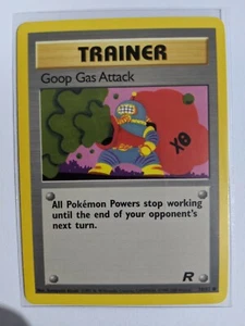 Team Rocket 1999 NM-Mint perfect Condition Trainer Goop Gas Attack base set card - Picture 1 of 2