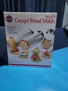 Chef Nor Pro Neu im Karton 3er Set Canape Brotformen - Bild 1 von 2
