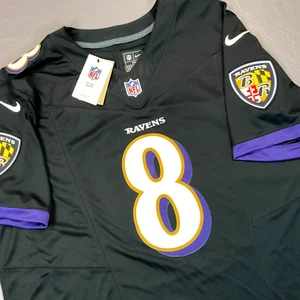 New Nike Lamar Jackson Baltimore Ravens Vapor FUSE Jersey Sz 2XL $175 RARE - Picture 1 of 13