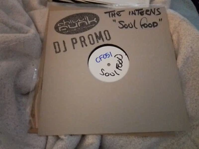 Dr. Bob Jones Presents The Interns-Soul Food-12"3trk Maxi Wht Lbl-CF051 2003 VG+ - Image 1 of 4