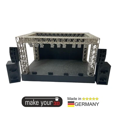 MAKEYOUR3D Spur TT 1:120 Rockkonzert | Bühne | Open Air Festival | Beleuchtung möglich