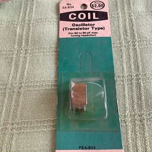 NAE transistor Radio Oscillator Coil For 60-90 pF Tuning Cap 3/8” Can - Picture 1 of 3