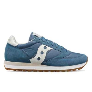 SCARPE SNEAKERS UOMO SAUCONY JAZZ ORIGINAL S2044 694 PELLE BLU PE 2024 - Photo 1/3