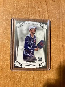 2023 Leaf Pickleball Premier Edition - Andrei Daescu - #8 Silver Foil XRC Rookie