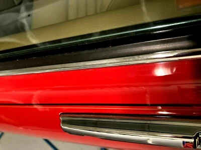 Rare Outer Door Glass Waist Seal for 1989-91 Jaguar XJS Convertibles - Image 1 of 3