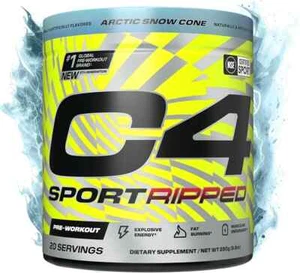 SET OF 2- C4 SPORT RIPPED- ARCTIC SNOW CONE (40 servings total) - Picture 1 of 5