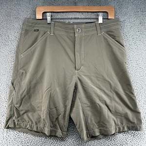 Kuhl Shorts Mens 35 Brown Tan Lightweight Hiking Zip Pockets Outdoors - Picture 1 of 11
