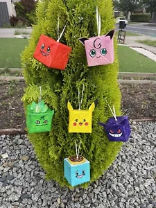 Handpainted Origami Pokemon Party decoration christmas birthday - Picture 1 of 7