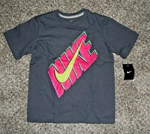 New Kid's Nike Gray T-shirt  Size Small - Picture 1 of 3