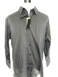 Structure Kleid Shirt langärmelig faltenfrei streifenfrei Herren XL 17-17,5/32-33 - Bild 1 von 9