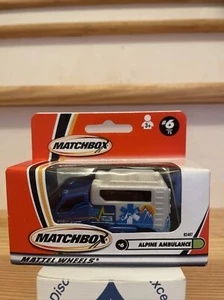 ALPINE AMBULANCE #6 2000 MATCHBOX Mattel Wheels Diecast - Picture 1 of 7