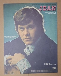 Jean by Rod McKuen Recorded by Oliver Sheet Music 1969 20th Century - Picture 1 of 3
