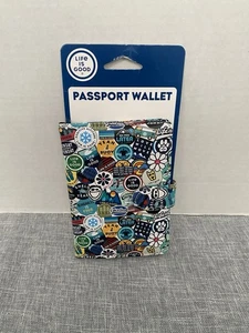 Passport Wallet Life Is Good Travel Documents Cards NEW - Picture 1 of 14