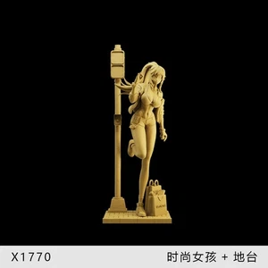 Figura modelo miniatura niña fotografía callejera 1:35 1:43 1:64 para coches vehículos - Imagen 1 de 1