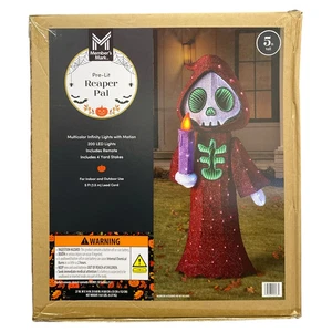 Member's Mark 5' 200 LED Pre-Lit mit Farbwechsel Infinity Spiegel Reaper Pal - Bild 1 von 2