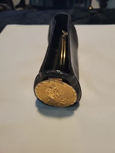 Cartera doble vintage de cuero Pace años 1900/placa de oro🔥8x4x3 RARA - Imagen 1 de 10