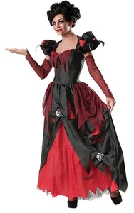 SINDER-ELLA EVIL CENICIENTA CUENTO DE HADAS ADULTO MUJER ELEGANTE VESTIDO DE HALLOWEEN DISFRAZ - Imagen 1 de 2