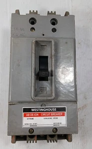1 INTERRUPTOR DE CIRCUITO USADO WESTINGHOUSE HF3100 100AMP 600 VAC 3P ***HACER OFERTA*** - Imagen 1 de 1