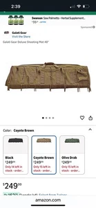 Galati Gear Deluxe Shooting Mat & Rifle Case 48" - Picture 1 of 10