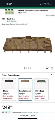 Galati Gear Deluxe Shooting Mat & Rifle Case 48" - Image 1 of 4