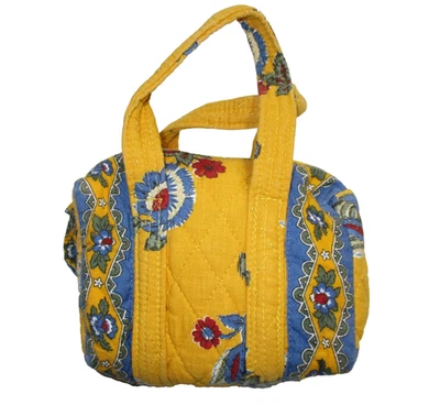 Vera Bradley French Yellow Floral Quilted Purse Vintage Bag - Image 1 of 4