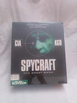 NEW SEALED Spycraft The Great Game Activision PC Big Box Vintages Retro - Image 1 of 2