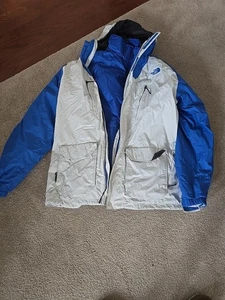 Chaqueta 2 en 1 The North Face azul/blanca para hombre 2XL XXL con carcasa desmontable🔥🔥 - Imagen 1 de 15