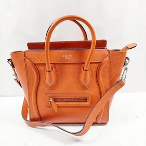 CELINE Hand Bag  Orange Leather 3966024 - Picture 1 of 21