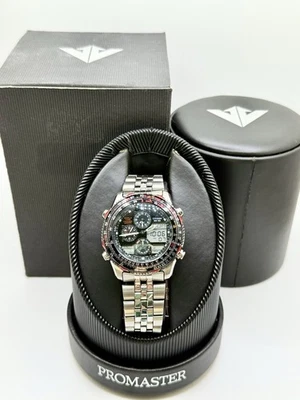 Citizen Navihawk Promaster C300-Q00214 World Time Chronograph Men's Watch w/ Box - Image 1 of 4