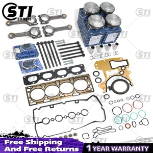 Engine Rebuild-Gasket Piston Bearing Con Rod Set FOR 12-17 Chevrolet Cruze 1.8L - Picture 1 of 6