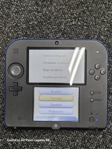 Nintendo 2DS Blue and Black Handheld System works well video game - Picture 1 of 2