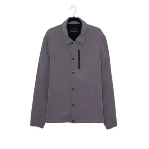BANANA REPUBLIC Softshell Coach's Jacket Greystone Fleece Lined Men's L TALL - Picture 1 of 12