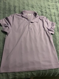 Izod Golf Moisture Wicking Polo Shirt Size XXL Purple Lavender Golf Dri Fit - Picture 1 of 3