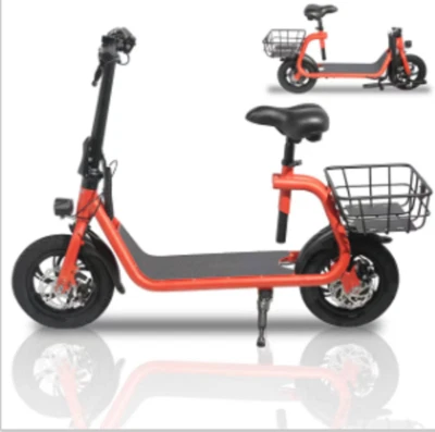 Scooter Eléctrico Deportivo 450W Ciclomotor Eléctrico Cercanías E-Scooter Adulto con Asiento  Foto 1 de 4