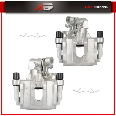 Par de pinzas de freno traseras para Mazda 3 2009 Mazda 3 Sport 2004-2009 con soporte Foto 1 de 4