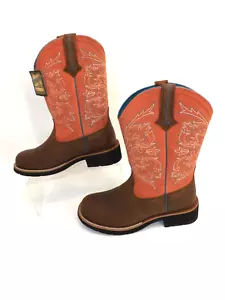 Ariat 🐎Fatbaby Cowgirl Tall Western Boot, Tanned Copper/Peach Women's 7.5 M US - Picture 1 of 22